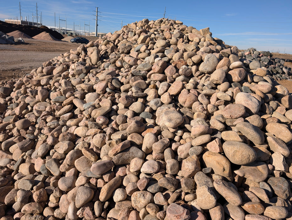 River Rock 80 tons (59.3 yards) at $5356.80