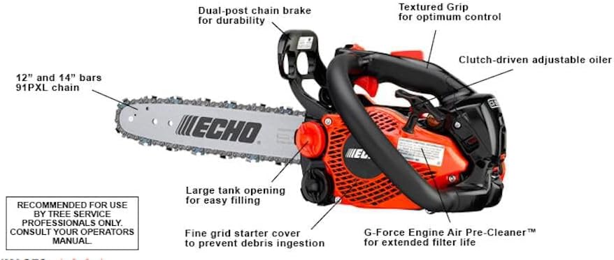 ECHO CS-2511T-14 Top Handle Chainsaw