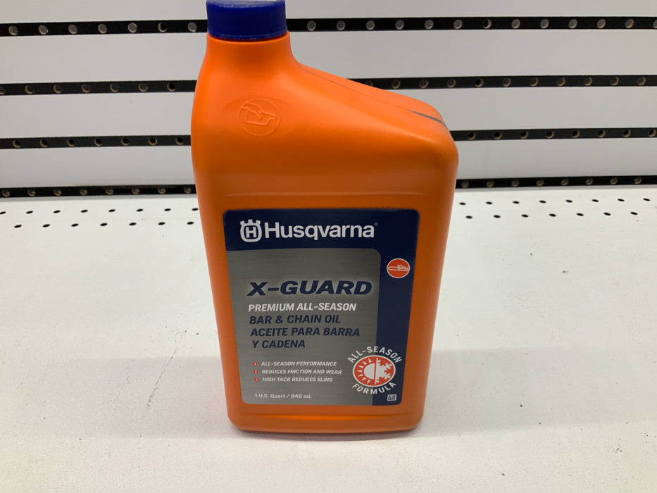 Husqvarna X-Guard Premium All-Season Bar & Chain Oil (1 Quart)