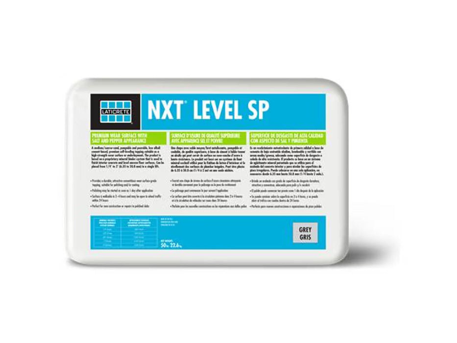 NXT LEVEL SP 50 LBS BAG WHITE POLISHABLE OVERLAY W/ SALT AND PEPER AGG. (20 sqft @ 1/4" thick)